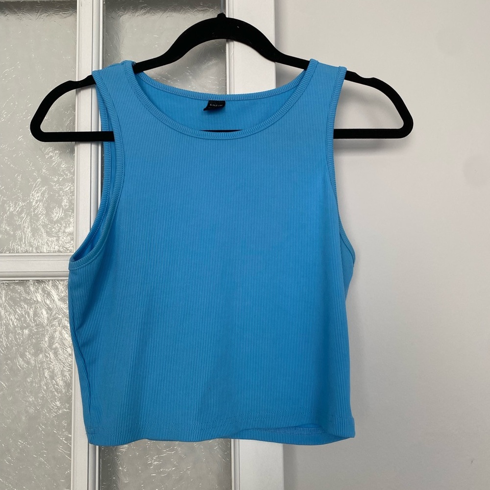 SHEIN light blue tank